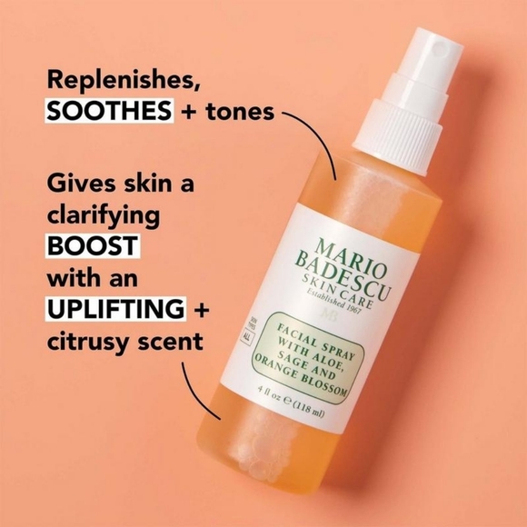 Mario Badescu Other - Mario Badescu Aloe Sage and Orange Blossom Facial Spray, 2 fl oz